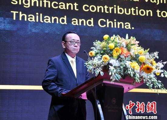 12月4日晚，泰王國(guó)駐南寧總領(lǐng)事館在廣西首府南寧市舉行招待會(huì)，慶祝泰國(guó)國(guó)慶。中新社記者 黃艷梅 攝